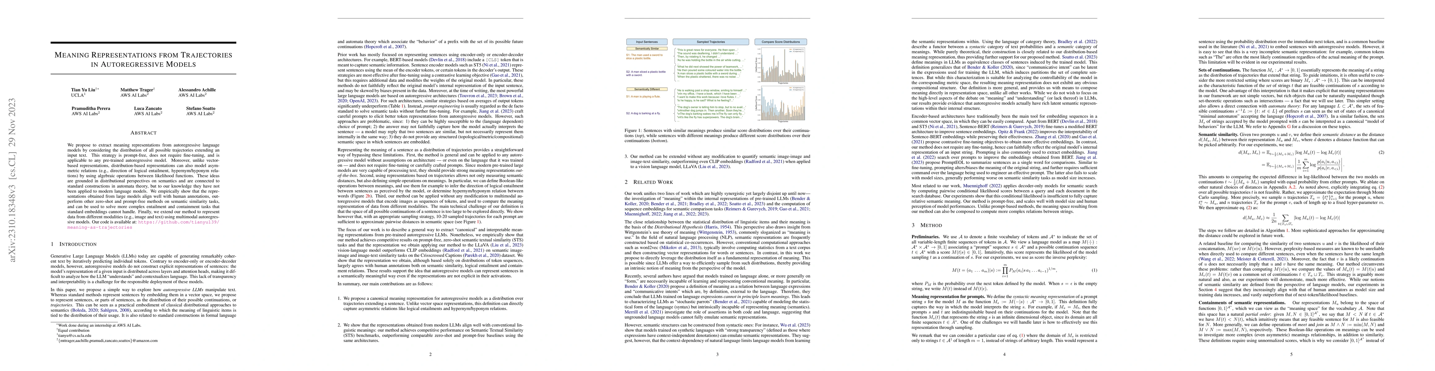 Thumbnail for Meaning Representations from Trajectories in Autoregressive Models