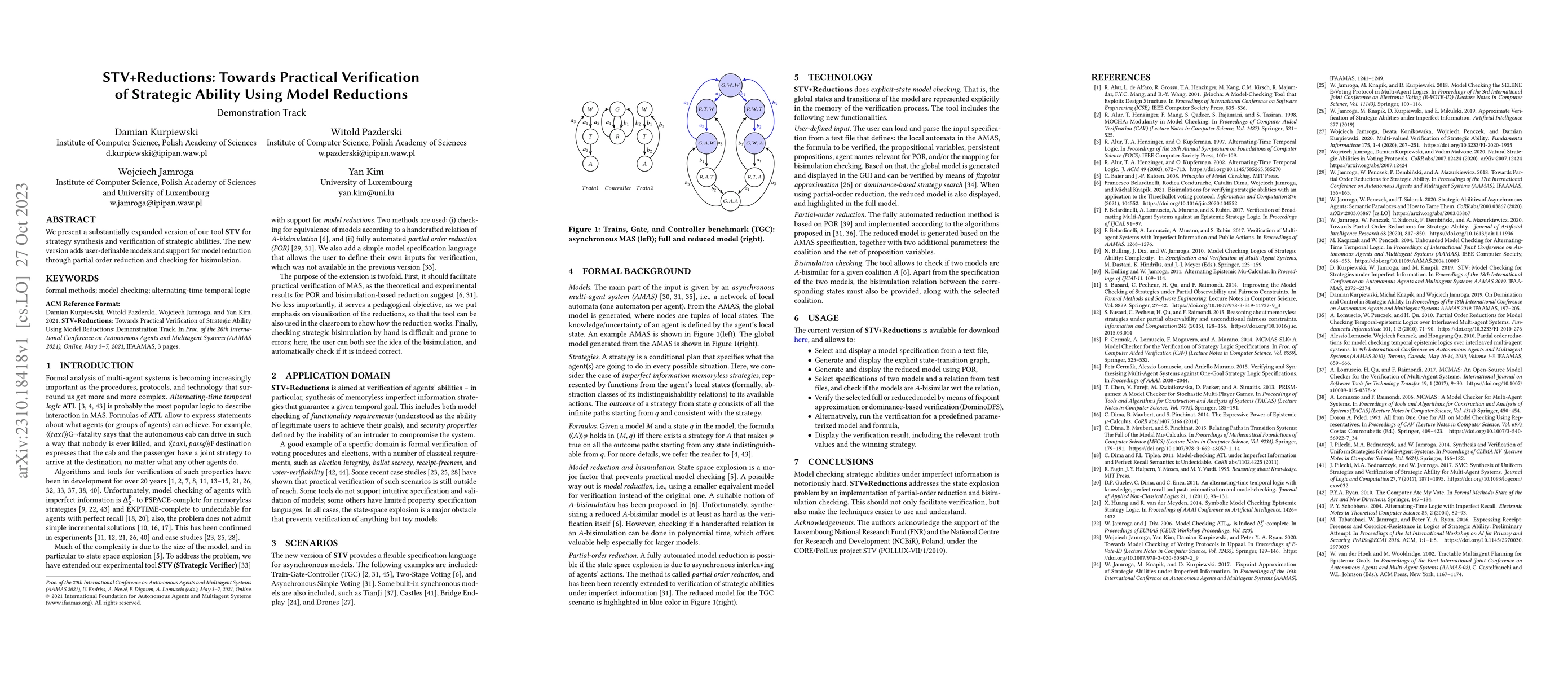 Thumbnail for STV+Reductions: Towards Practical Verification of Strategic Ability
  Using Model Reductions