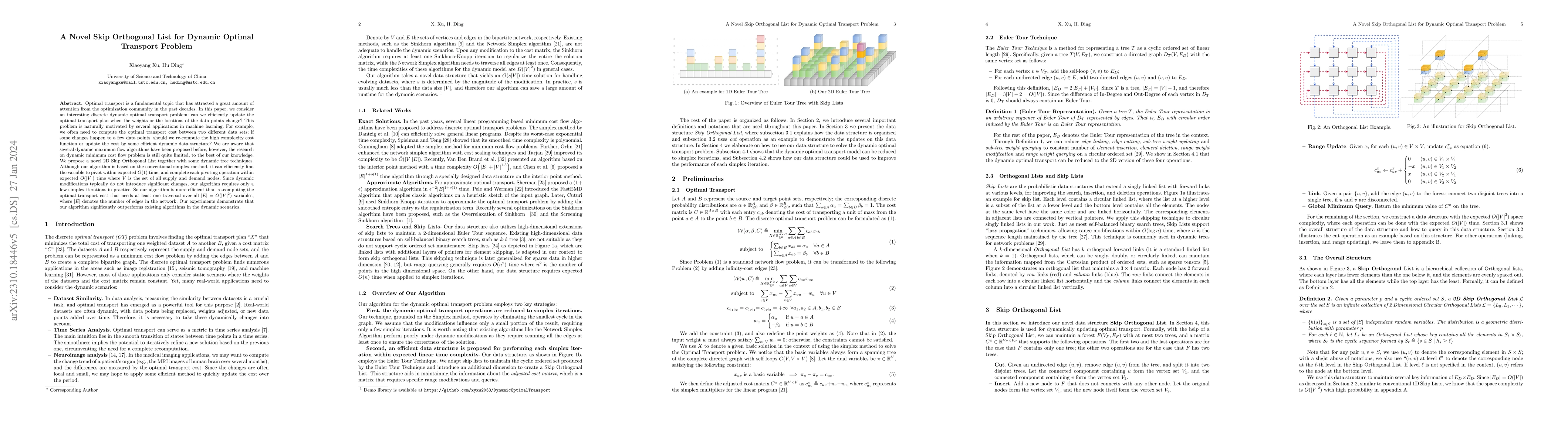 Thumbnail for A Novel Skip Orthogonal List for Dynamic Optimal Transport Problem