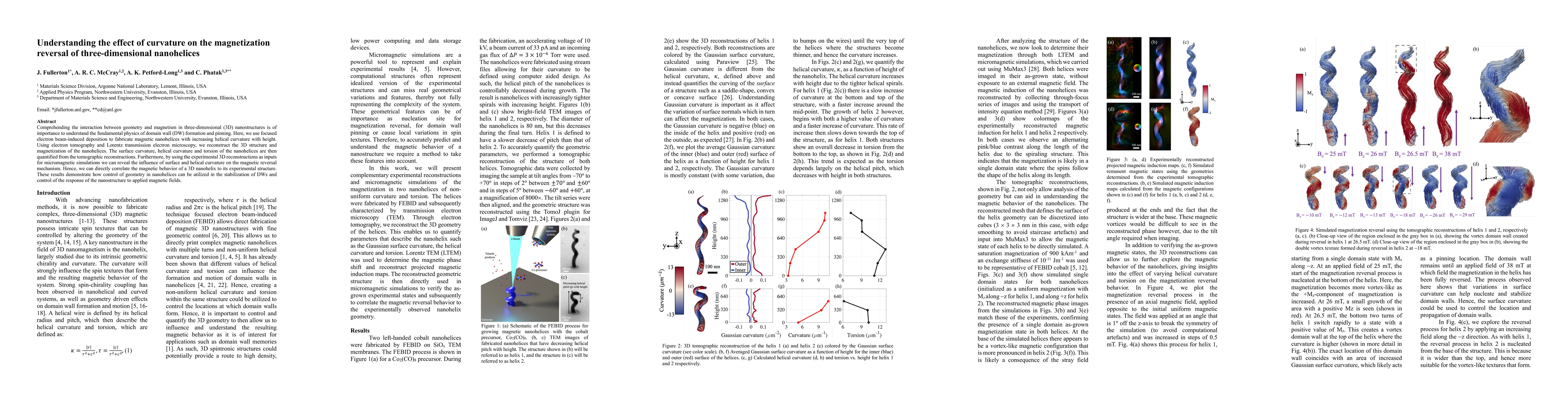 Thumbnail for Understanding the effect of curvature on the magnetization reversal of
  three-dimensional nanohelices