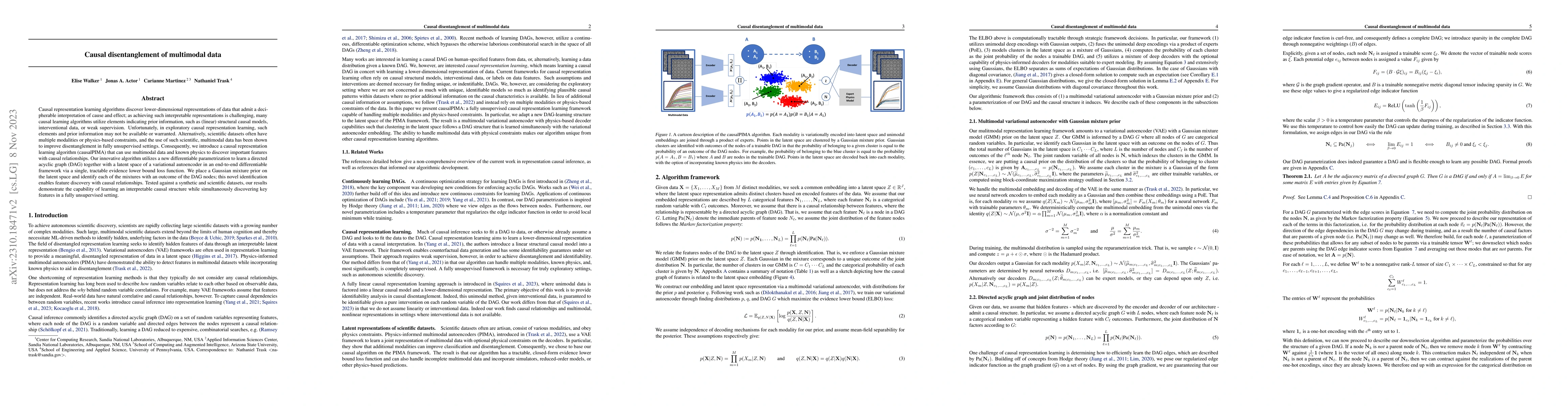 Thumbnail for Causal disentanglement of multimodal data