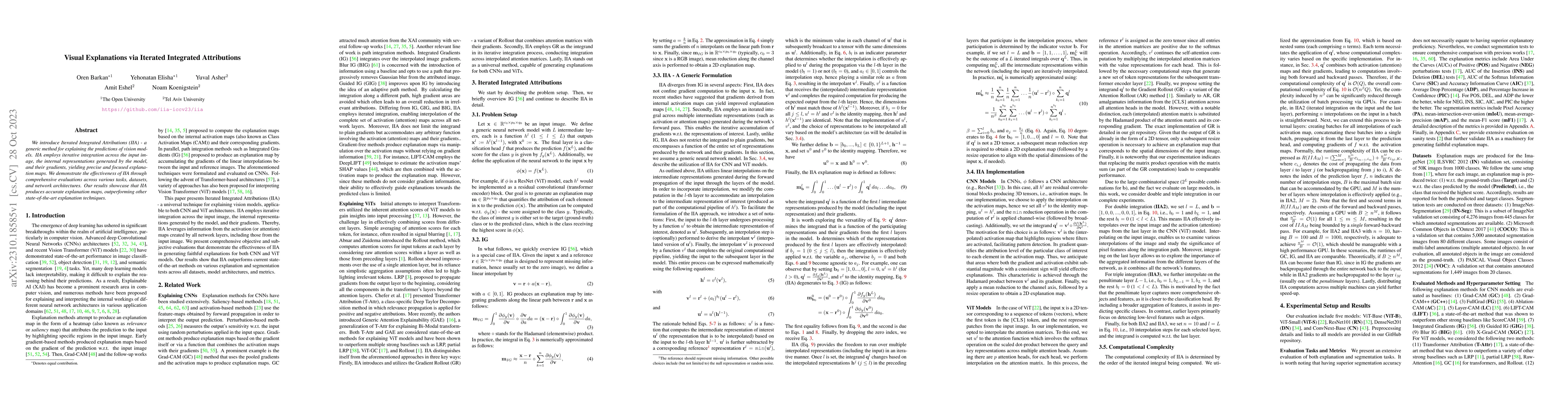 Thumbnail for Visual Explanations via Iterated Integrated Attributions