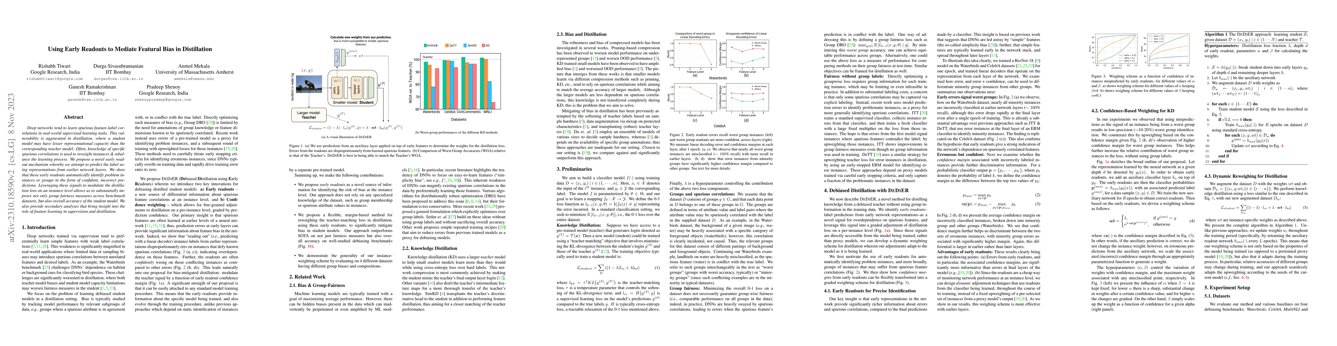 Thumbnail for Using Early Readouts to Mediate Featural Bias in Distillation