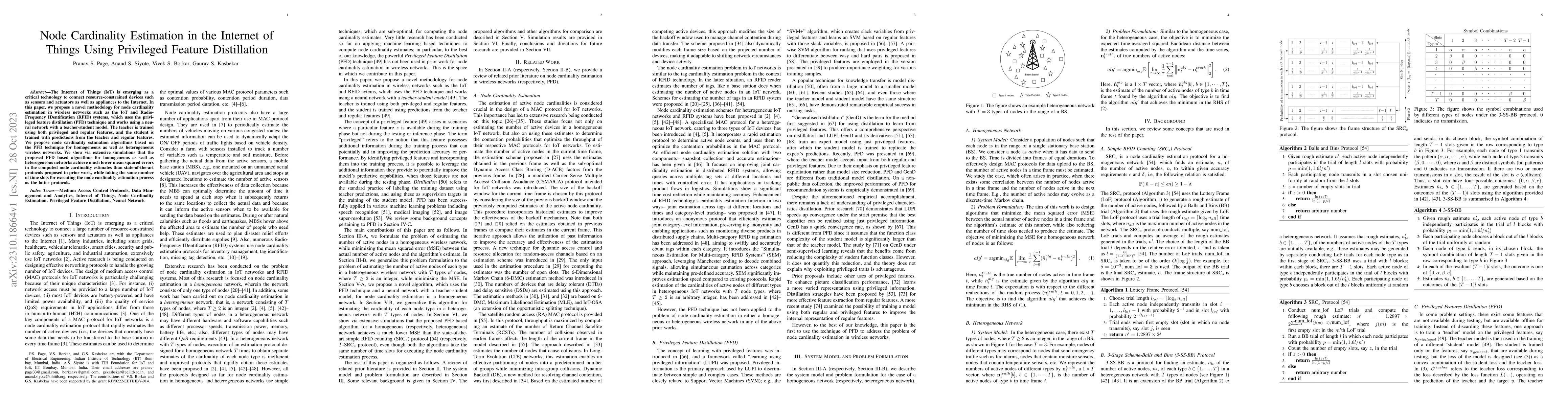 Thumbnail for Node Cardinality Estimation in the Internet of Things Using Privileged
  Feature Distillation