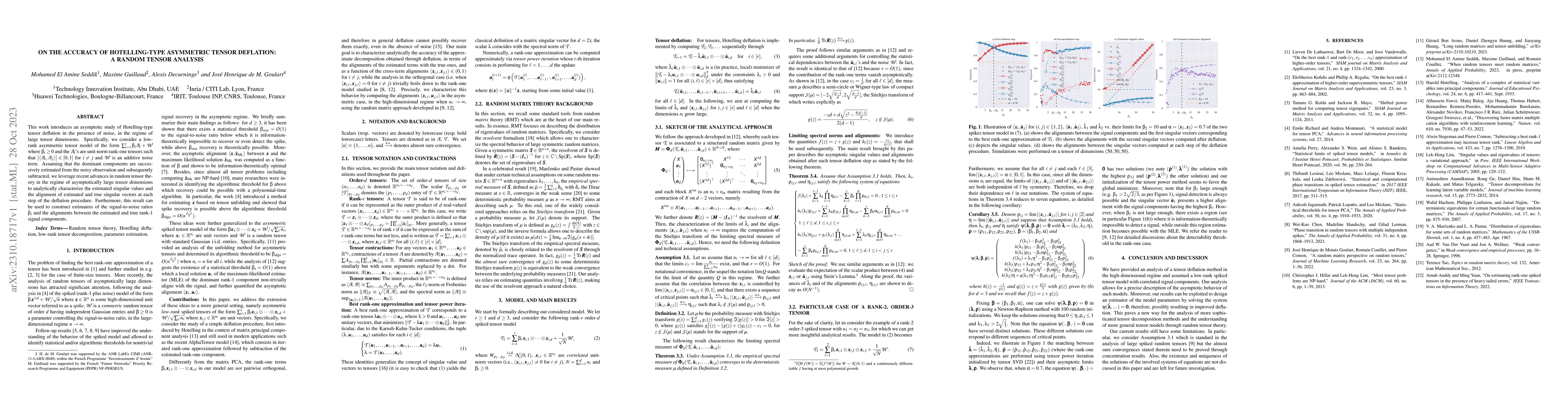 Thumbnail for On the Accuracy of Hotelling-Type Asymmetric Tensor Deflation: A Random
  Tensor Analysis
