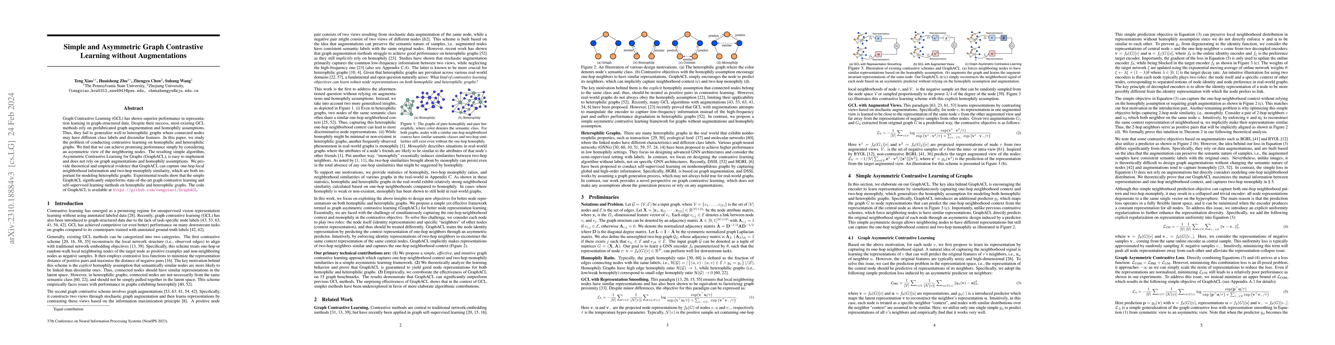 Thumbnail for Simple and Asymmetric Graph Contrastive Learning without Augmentations