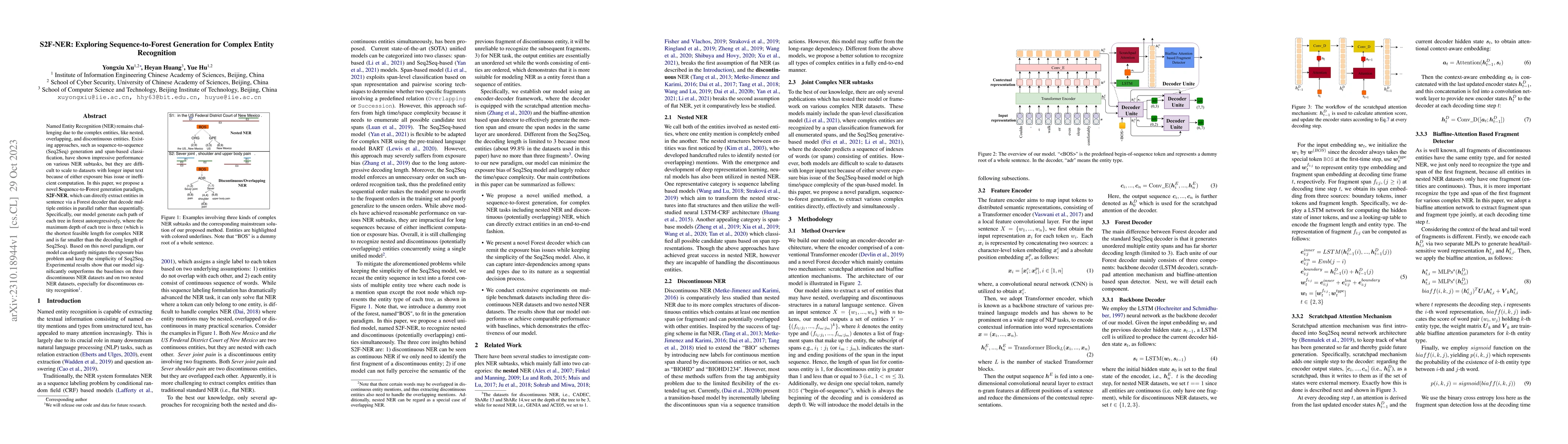 Thumbnail for S2F-NER: Exploring Sequence-to-Forest Generation for Complex Entity
  Recognition