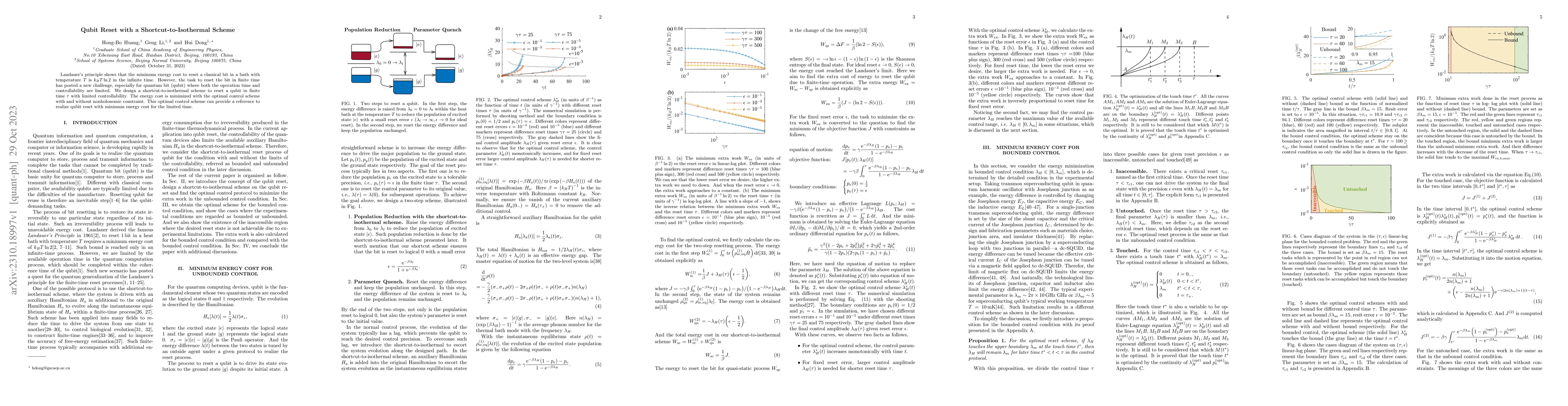 Thumbnail for Qubit Reset with a Shortcut-to-Isothermal Scheme