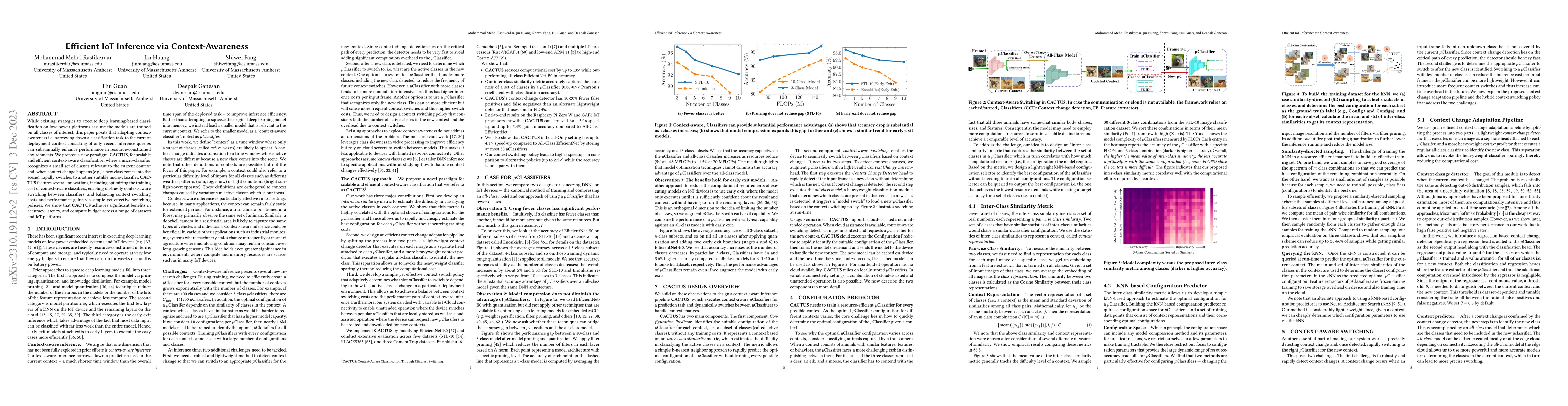 Thumbnail for Efficient IoT Inference via Context-Awareness