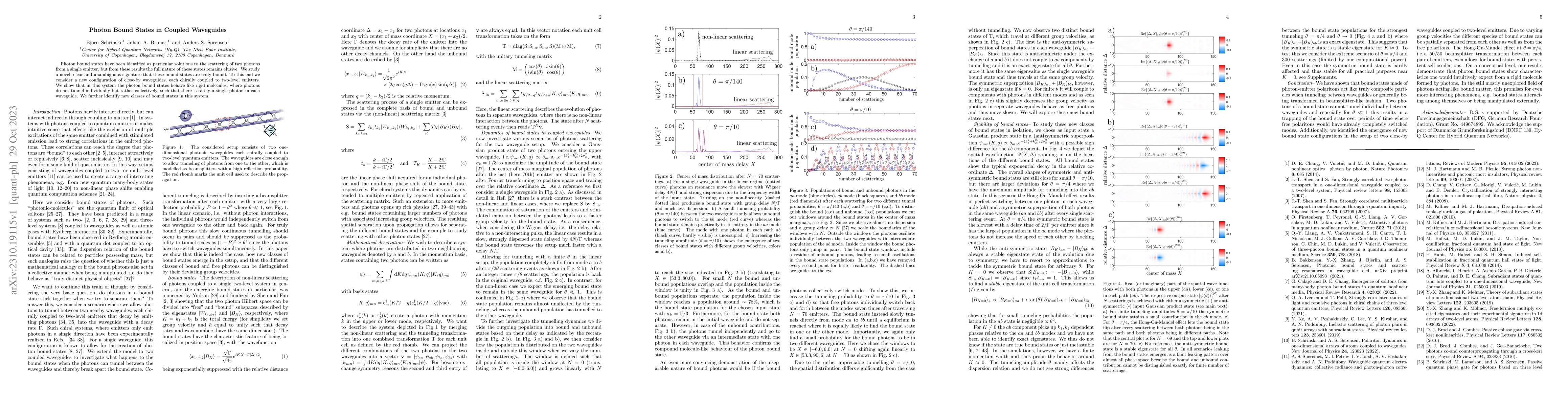 Thumbnail for Photon Bound States in Coupled Waveguides