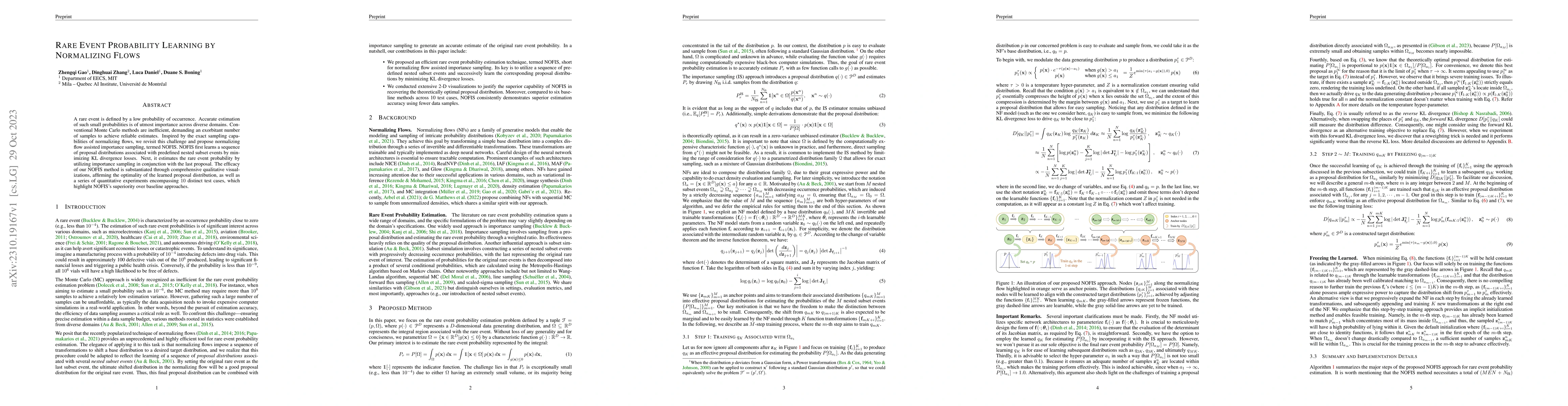 Thumbnail for Rare Event Probability Learning by Normalizing Flows