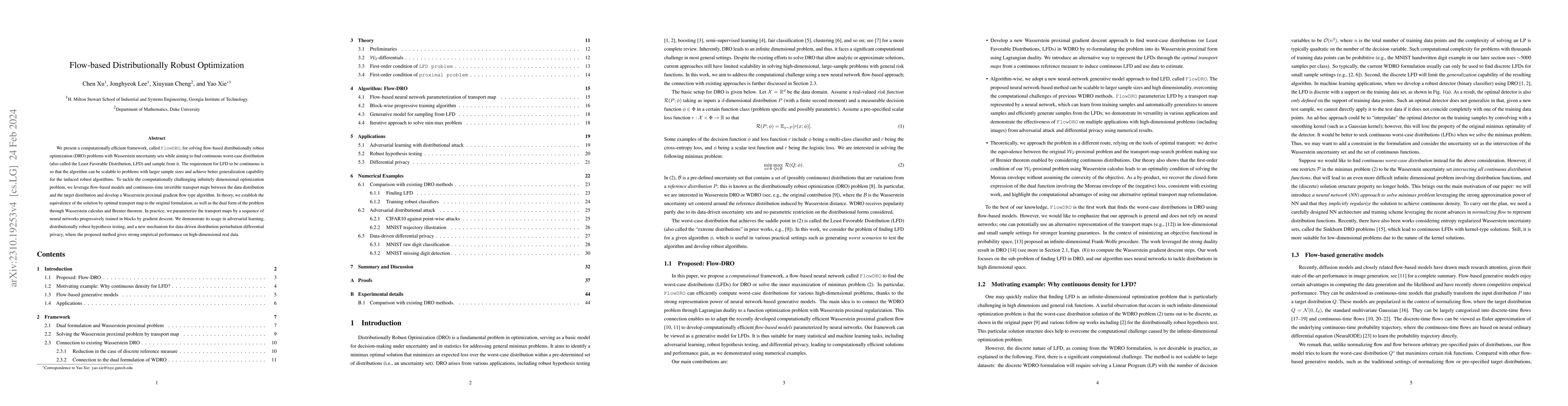 Thumbnail for Flow-based Distributionally Robust Optimization