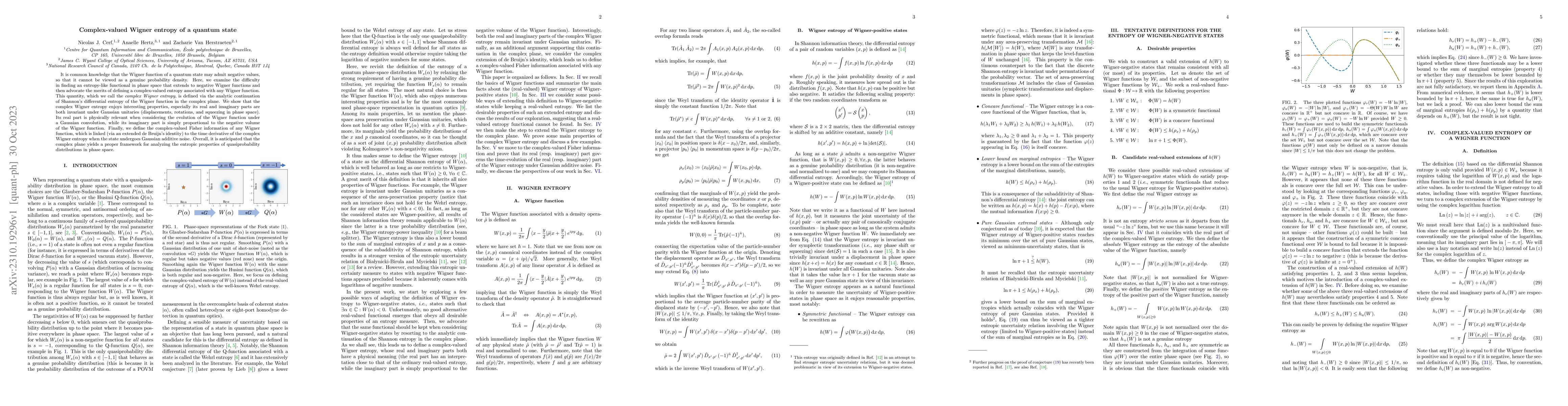 Thumbnail for Complex-valued Wigner entropy of a quantum state