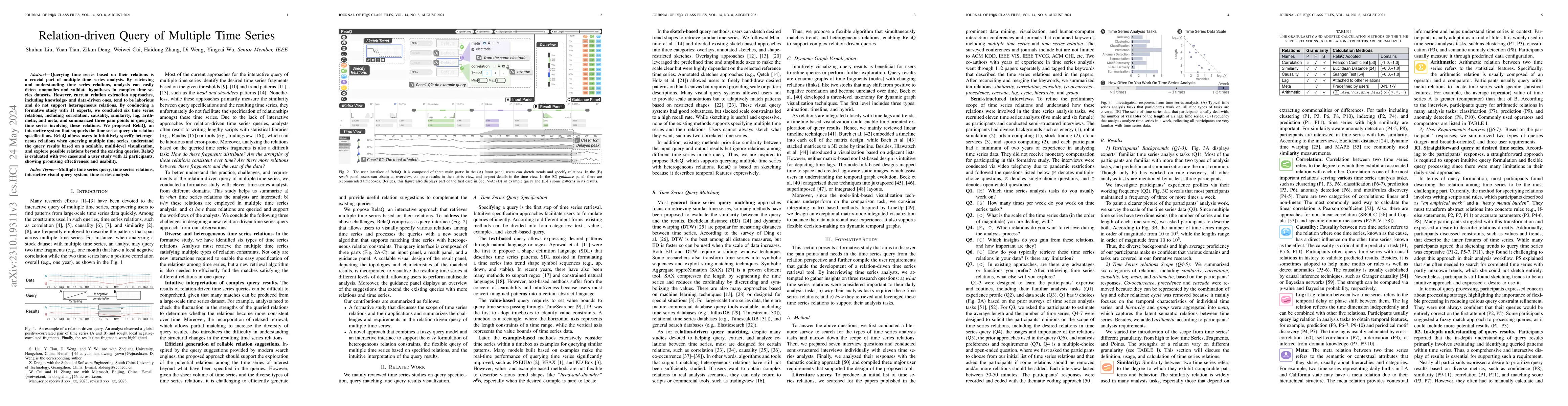 Thumbnail for Relation-driven Query of Multiple Time Series