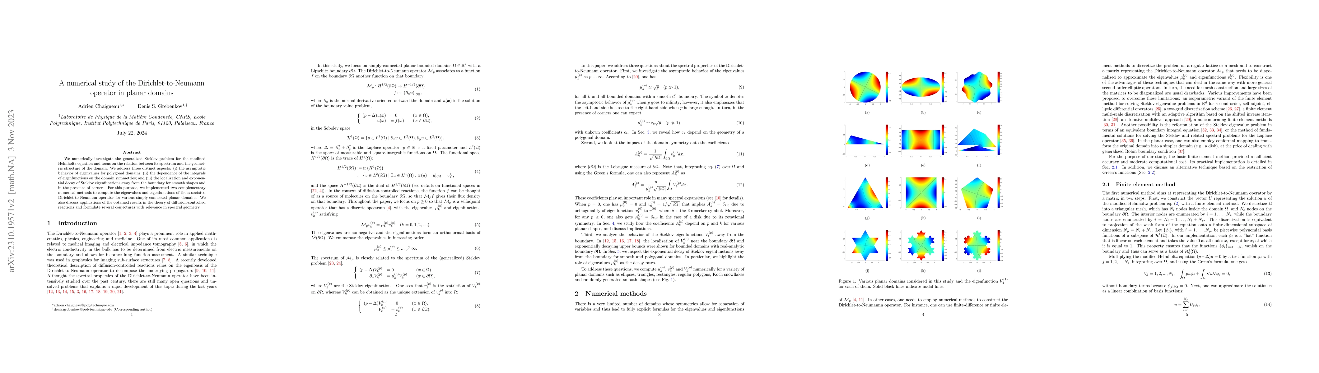Thumbnail for A numerical study of the Dirichlet-to-Neumann operator in planar domains