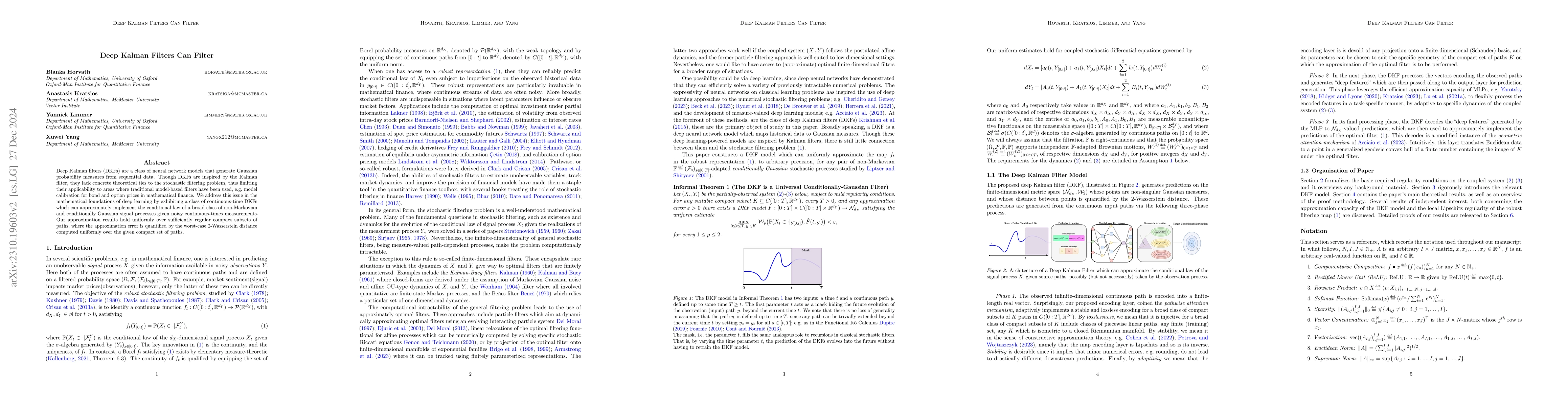 Thumbnail for Deep Kalman Filters Can Filter