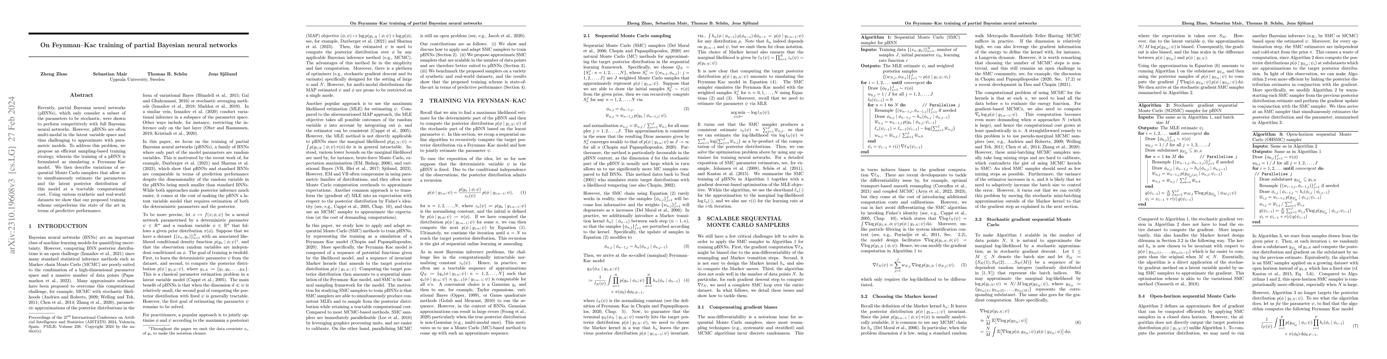 Thumbnail for On Feynman--Kac training of partial Bayesian neural networks
