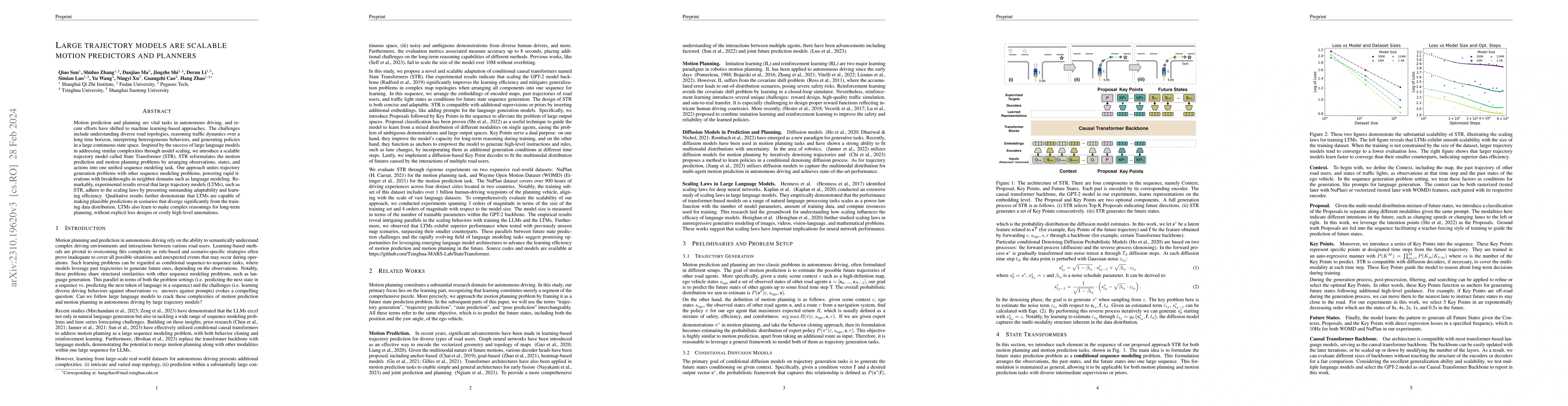 Thumbnail for Large Trajectory Models are Scalable Motion Predictors and Planners