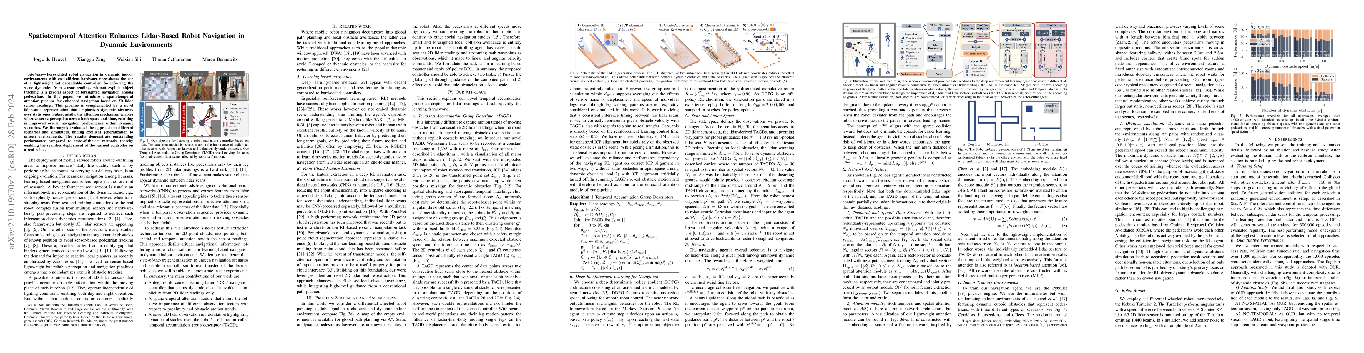 Thumbnail for Spatiotemporal Attention Enhances Lidar-Based Robot Navigation in
  Dynamic Environments