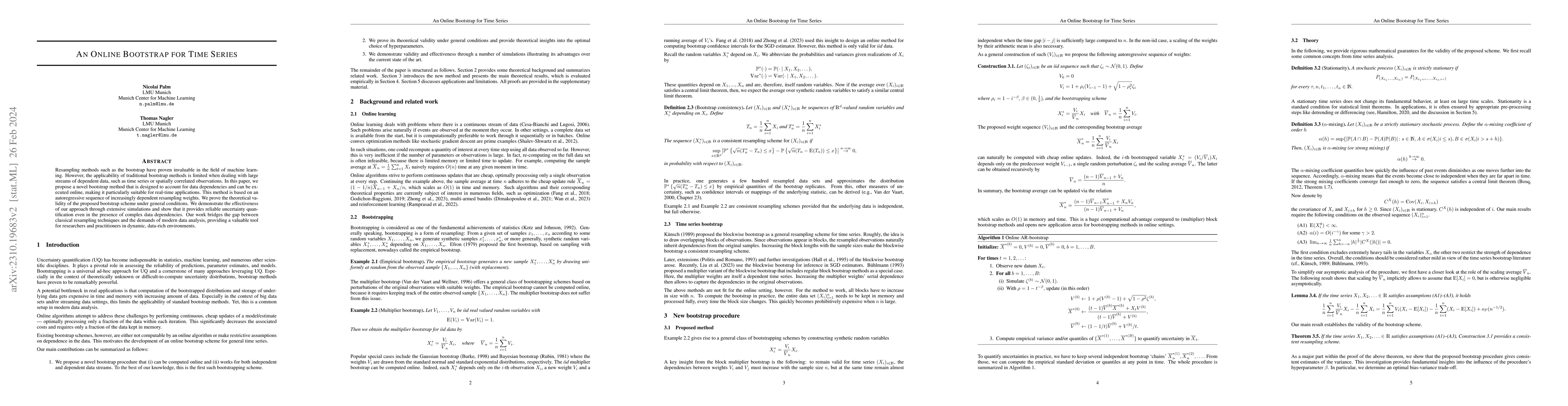 Thumbnail for An Online Bootstrap for Time Series