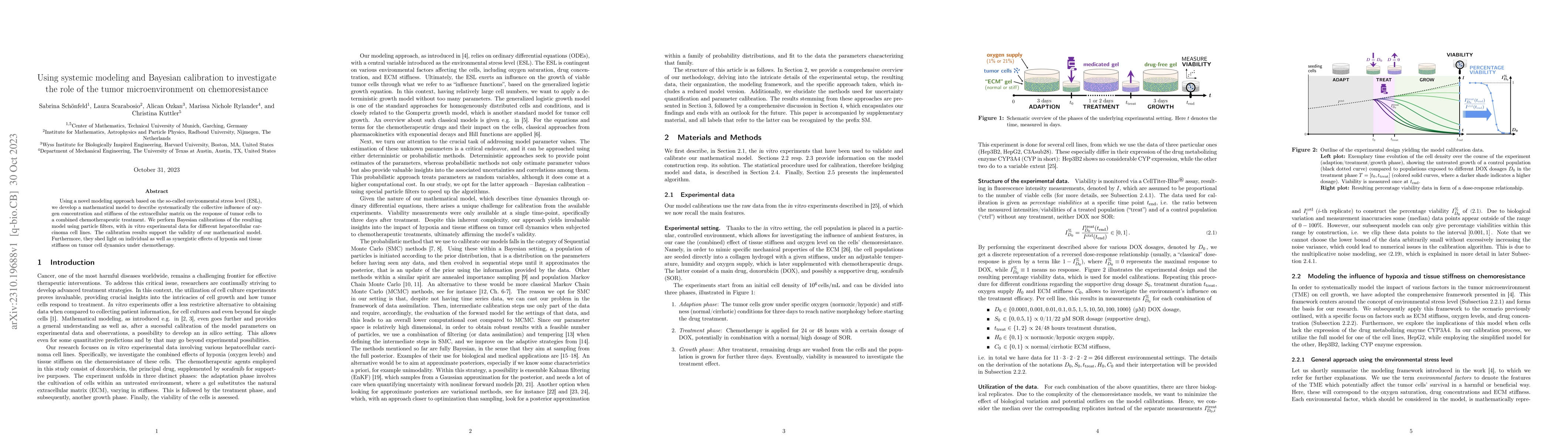 Thumbnail for Using systemic modeling and Bayesian calibration to investigate the role
  of the tumor microenvironment on chemoresistance