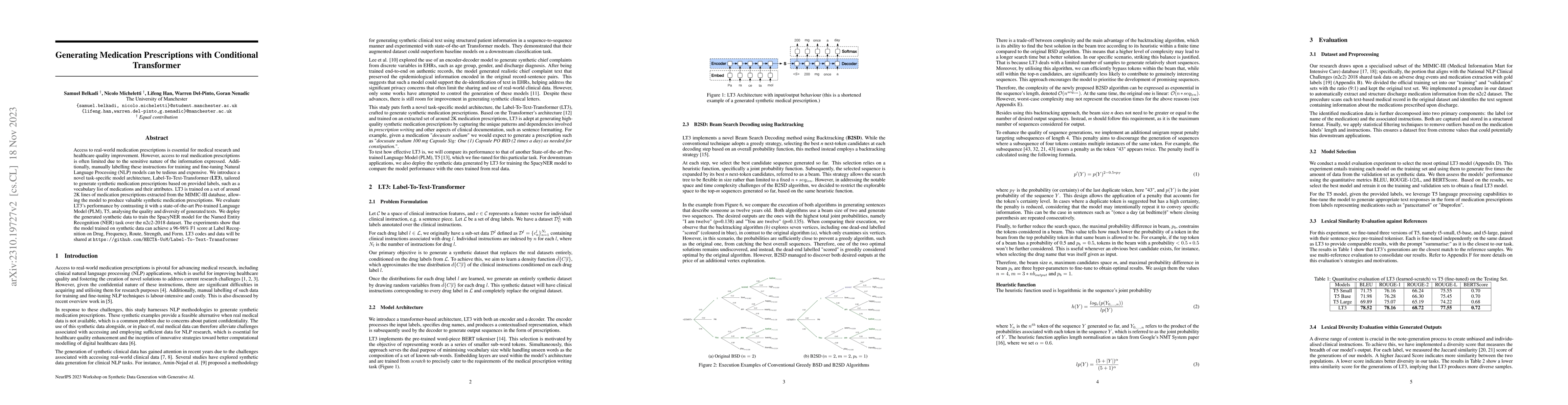 Thumbnail for Generating Medical Prescriptions with Conditional Transformer