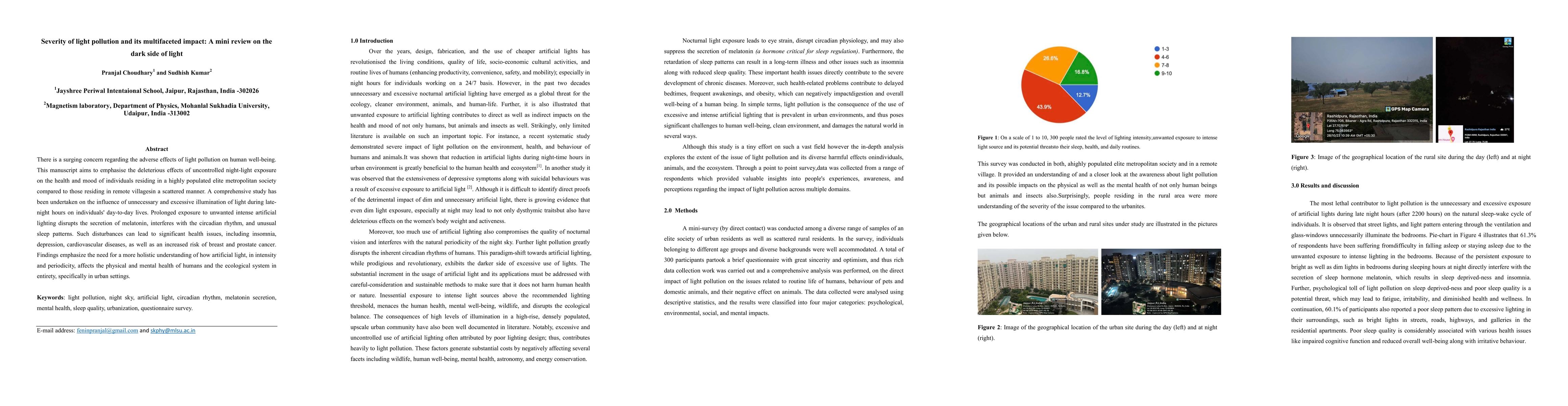 Thumbnail for Severity of light pollution and its multifaceted impact: A mini review
  on the dark side of light