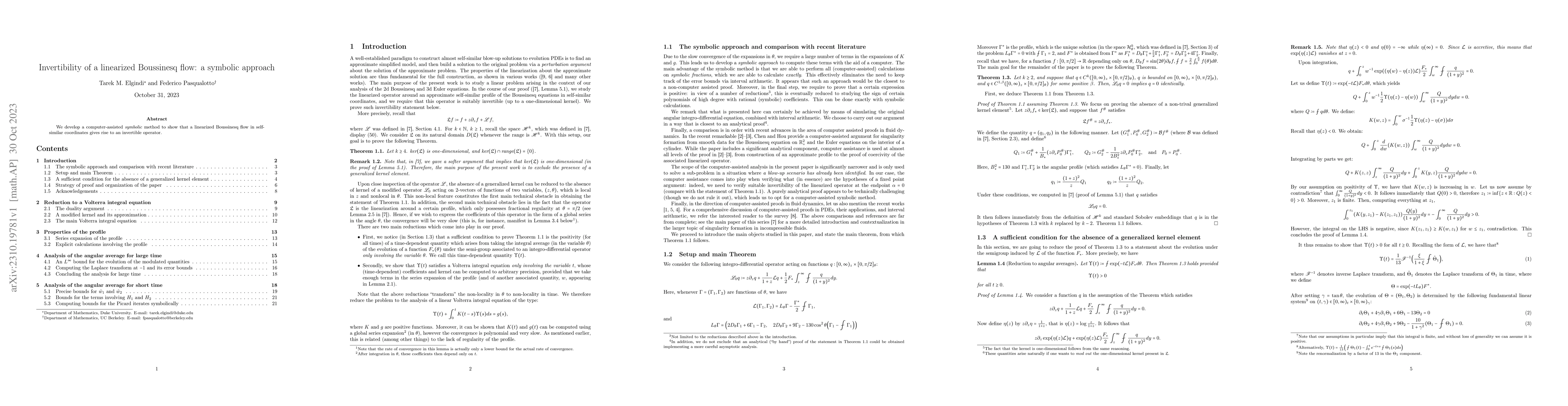 Thumbnail for Invertibility of a linearized Boussinesq flow: a symbolic approach