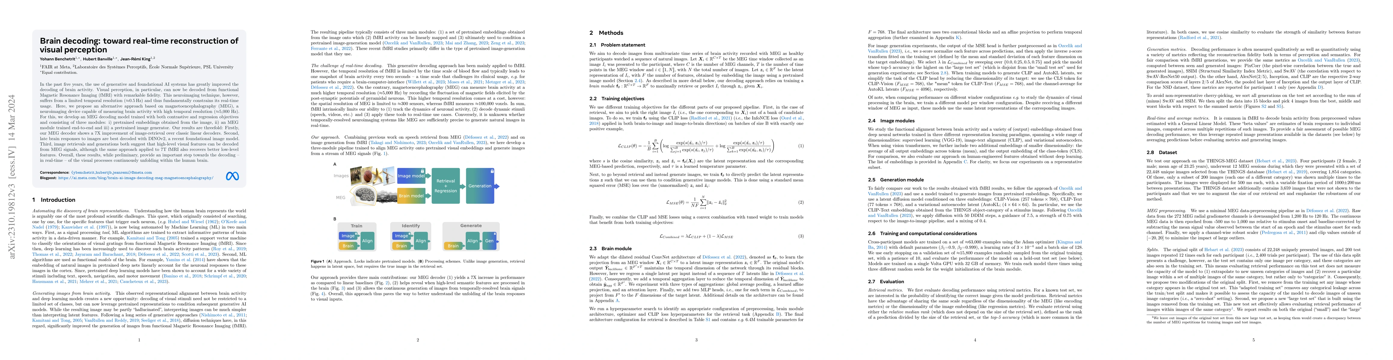 Thumbnail for Brain decoding: toward real-time reconstruction of visual perception