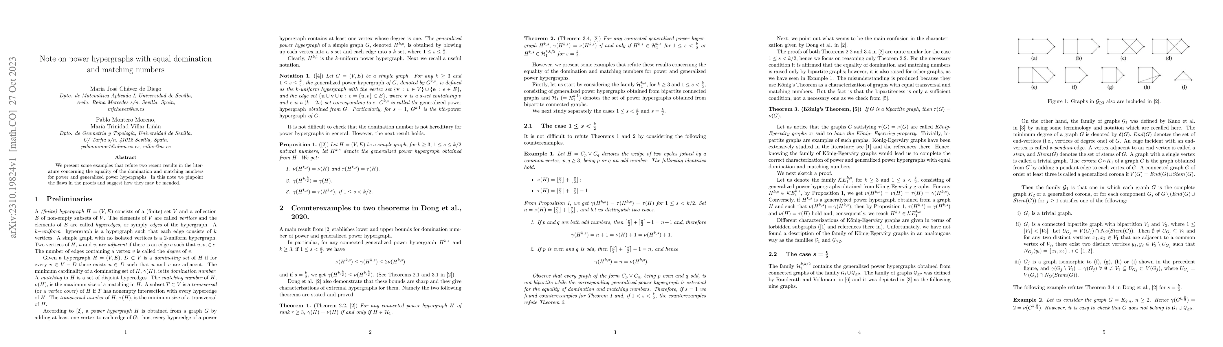 Thumbnail for Note on power hypergraphs with equal domination and matching numbers
