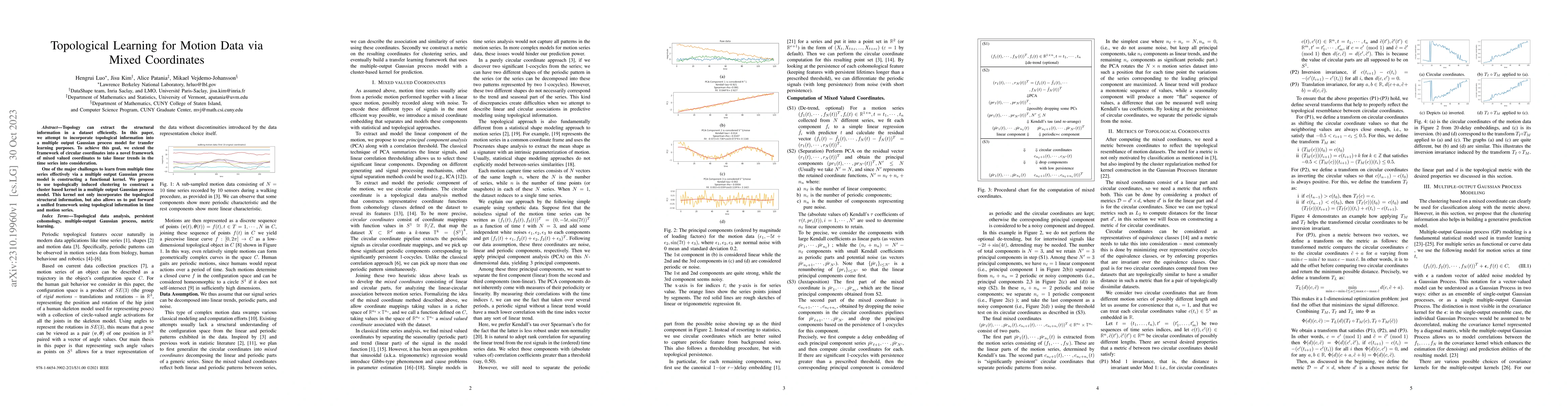 Thumbnail for Topological Learning for Motion Data via Mixed Coordinates