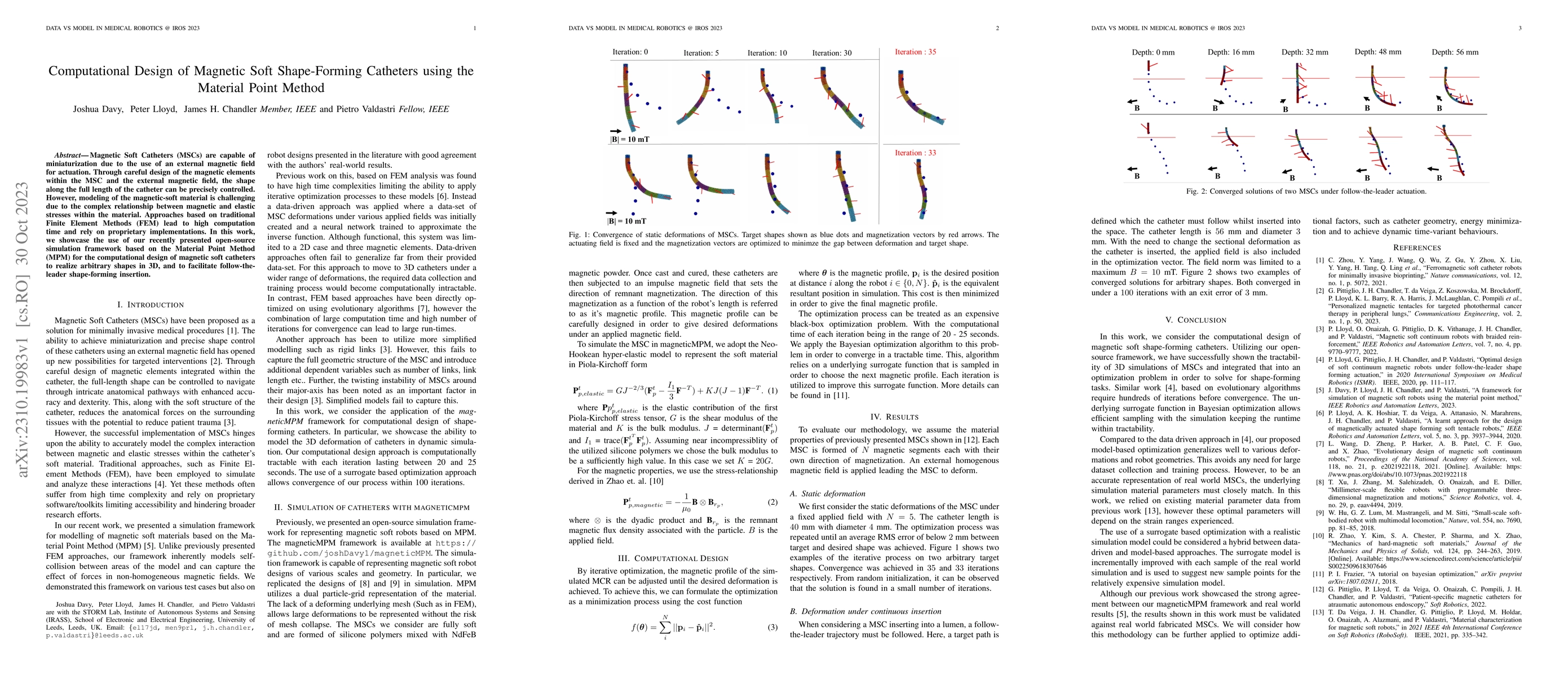 Thumbnail for Computational Design of Magnetic Soft Shape-Forming Catheters using the
  Material Point Method