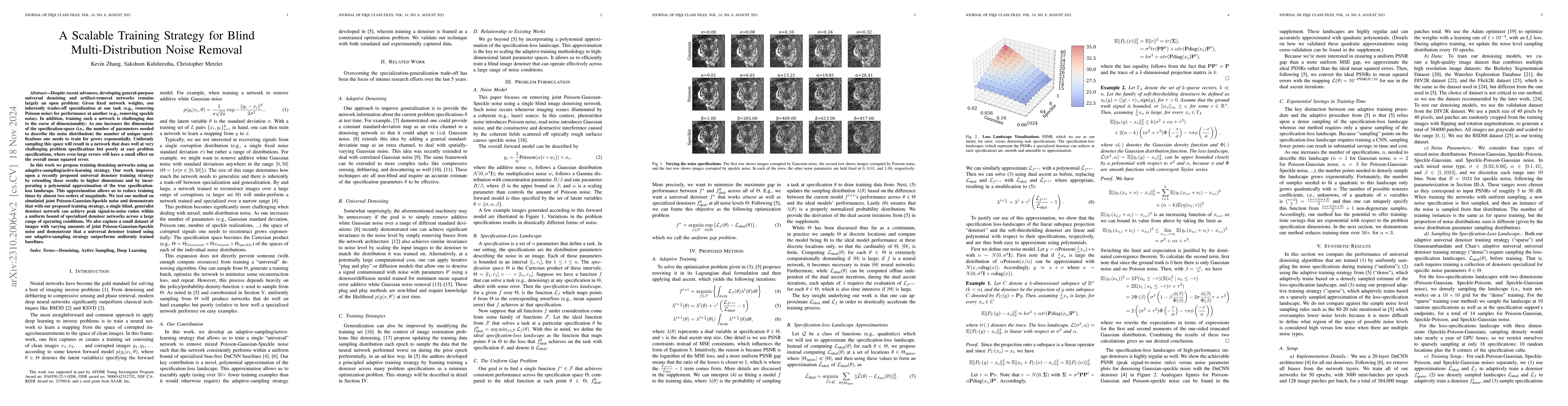 Thumbnail for A Scalable Training Strategy for Blind Multi-Distribution Noise Removal
