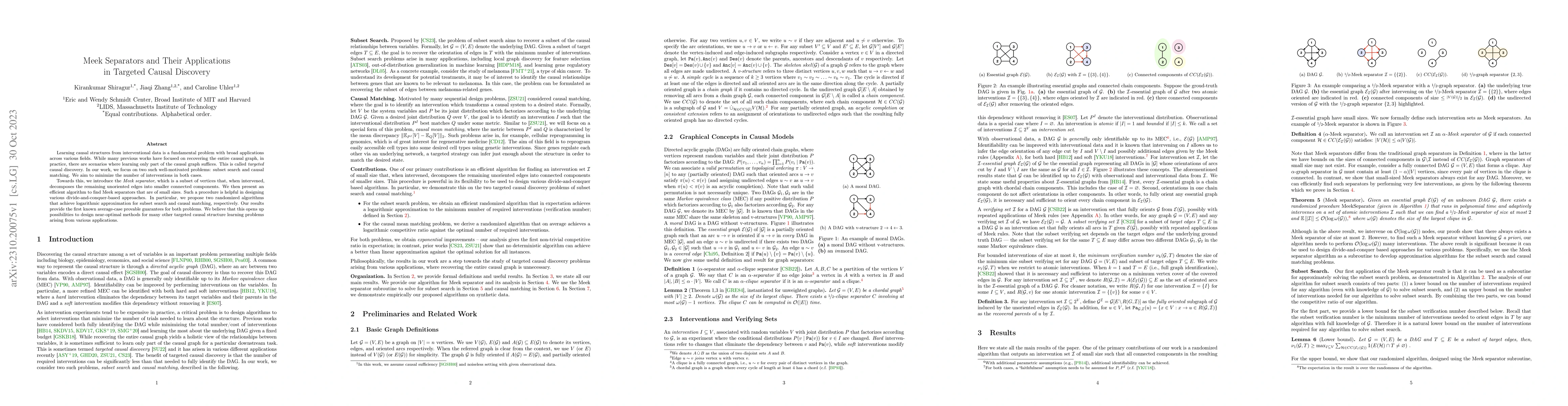 Thumbnail for Meek Separators and Their Applications in Targeted Causal Discovery