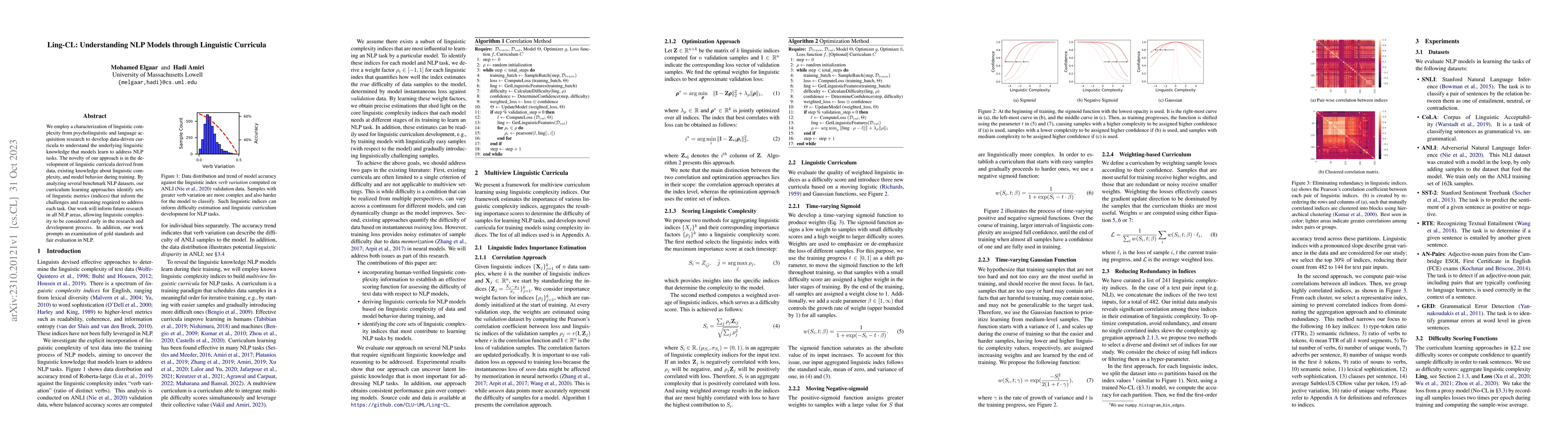 Thumbnail for Ling-CL: Understanding NLP Models through Linguistic Curricula