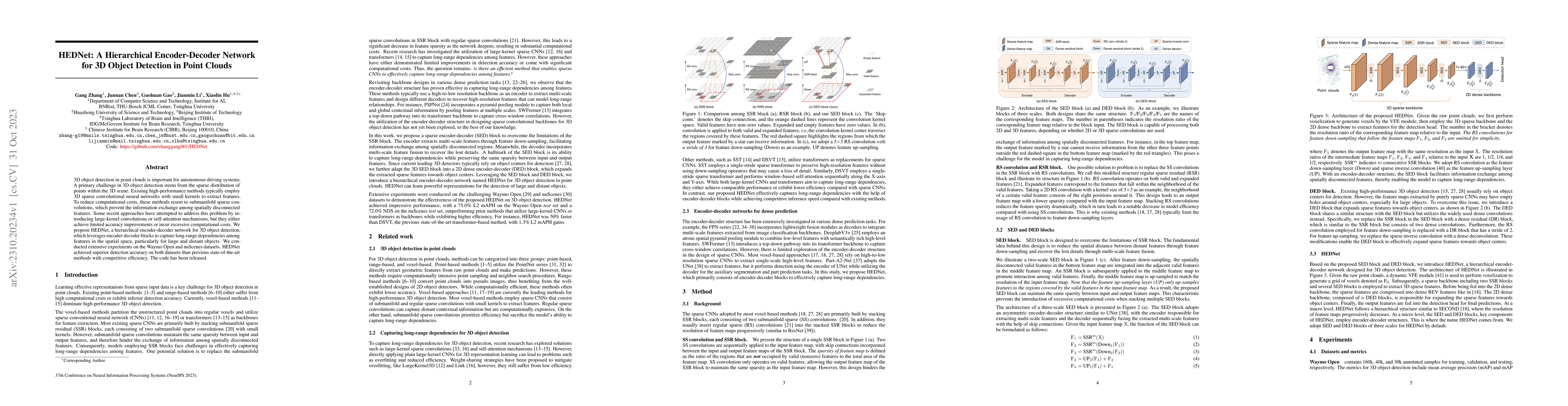 Thumbnail for HEDNet: A Hierarchical Encoder-Decoder Network for 3D Object Detection
  in Point Clouds