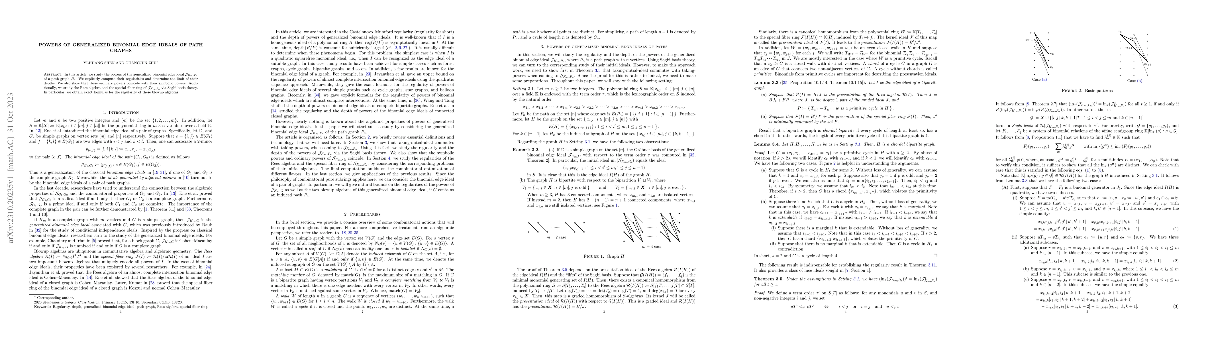 Thumbnail for Powers of generalized binomial edge ideals of path graphs