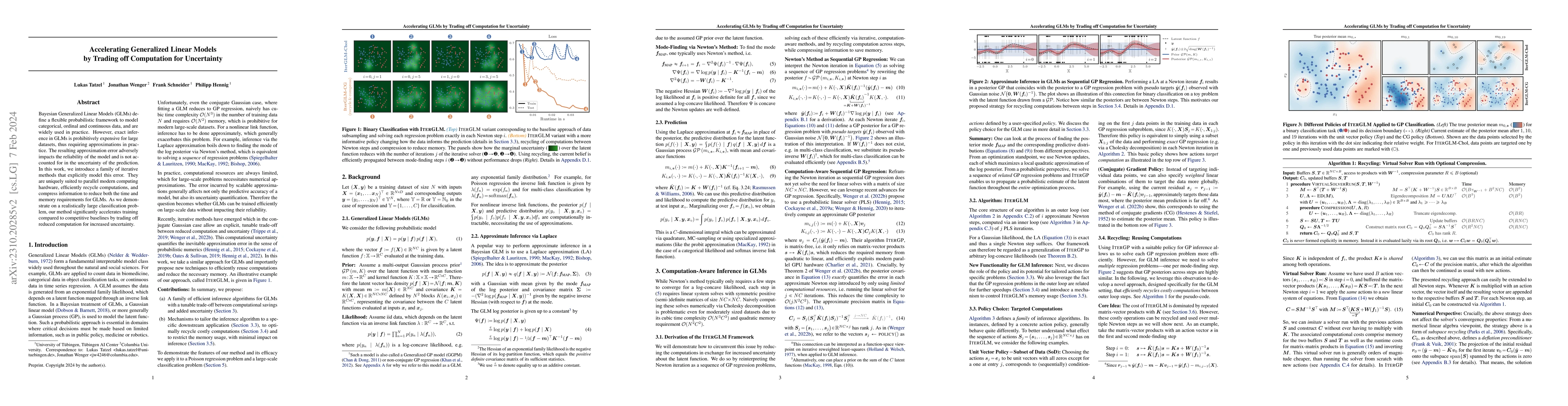 Thumbnail for Accelerating Generalized Linear Models by Trading off Computation for
  Uncertainty