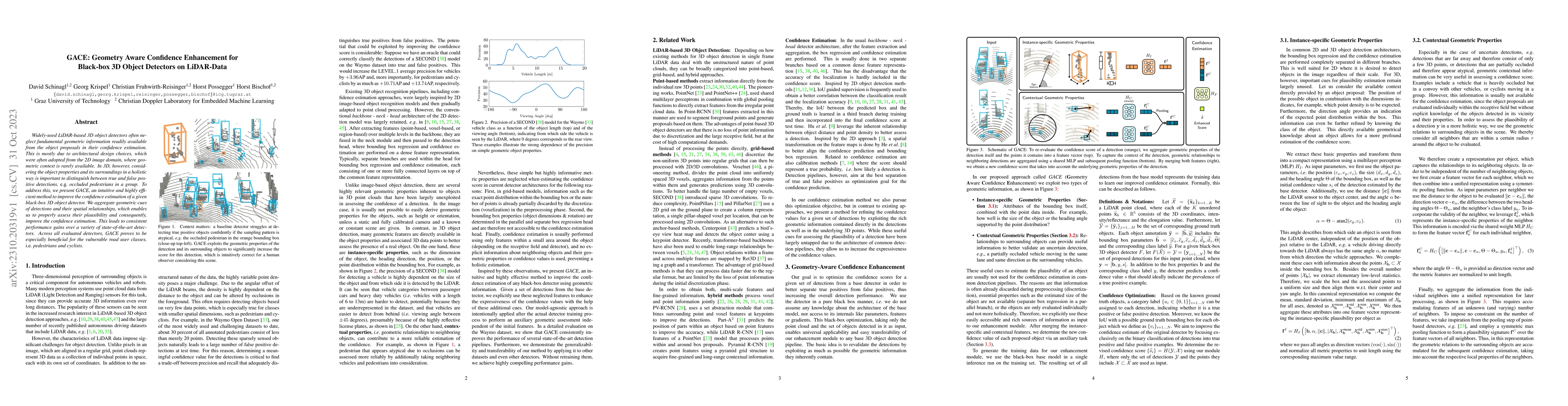 Thumbnail for GACE: Geometry Aware Confidence Enhancement for Black-Box 3D Object
  Detectors on LiDAR-Data