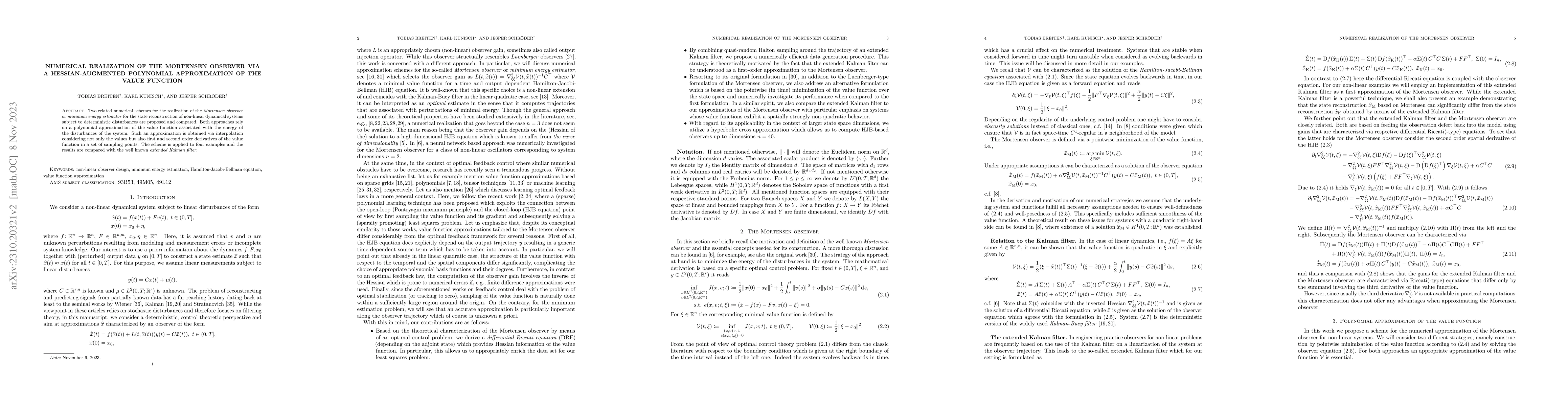 Thumbnail for Numerical realization of the Mortensen observer via a Hessian-augmented
  polynomial approximation of the value function