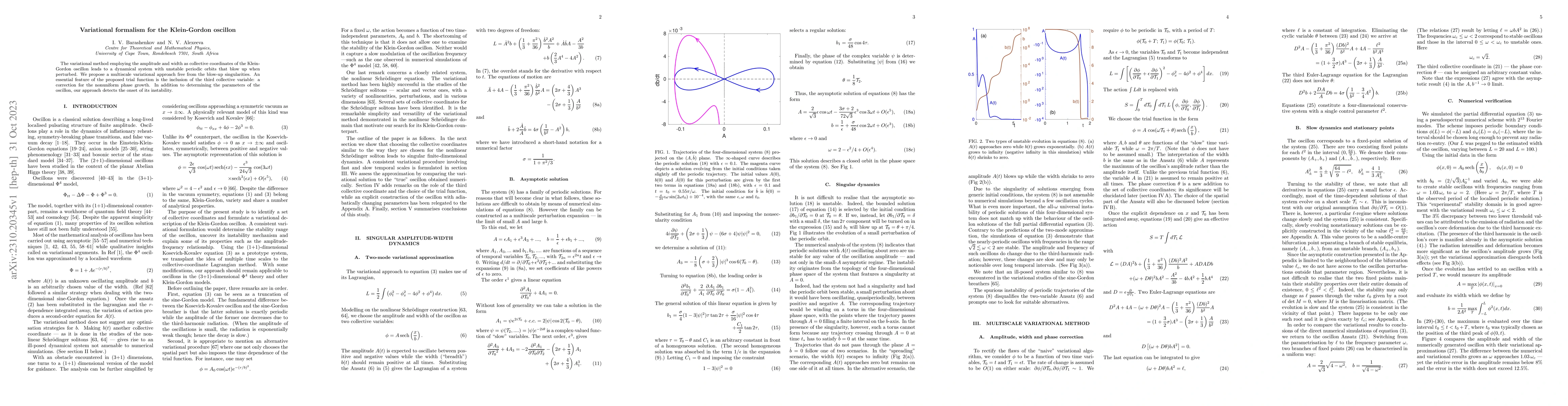 Thumbnail for Variational formalism for the Klein-Gordon oscillon