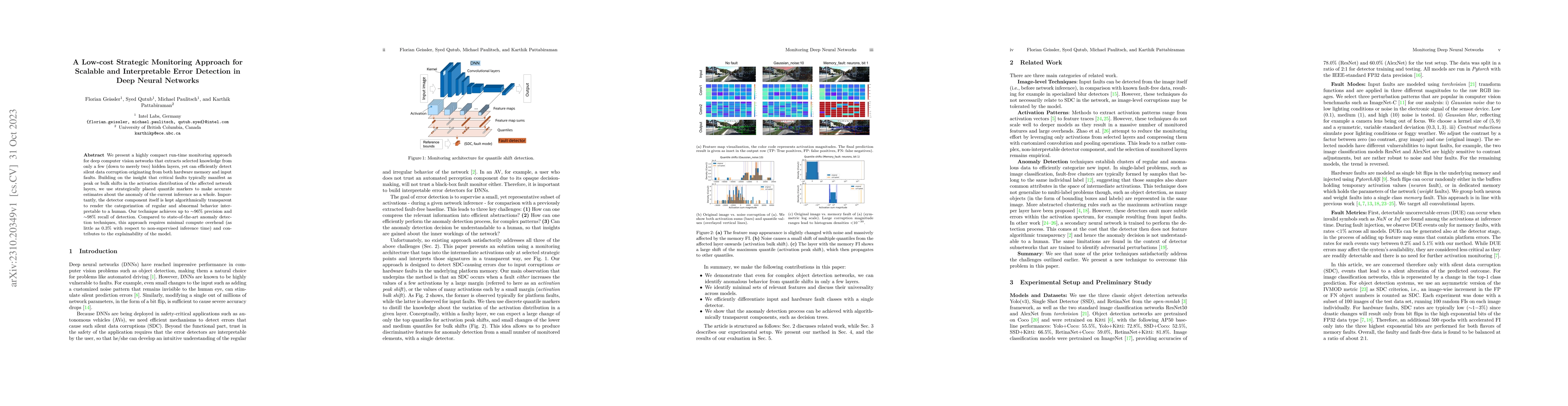 Thumbnail for A Low-cost Strategic Monitoring Approach for Scalable and Interpretable
  Error Detection in Deep Neural Networks