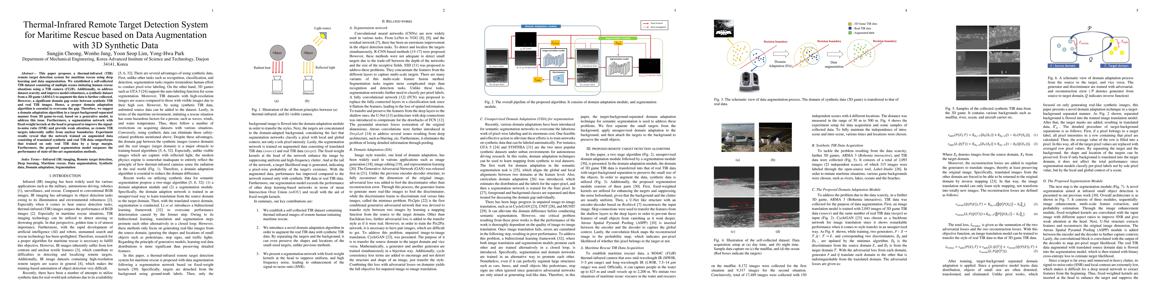 Thumbnail for Thermal-Infrared Remote Target Detection System for Maritime Rescue
  based on Data Augmentation with 3D Synthetic Data