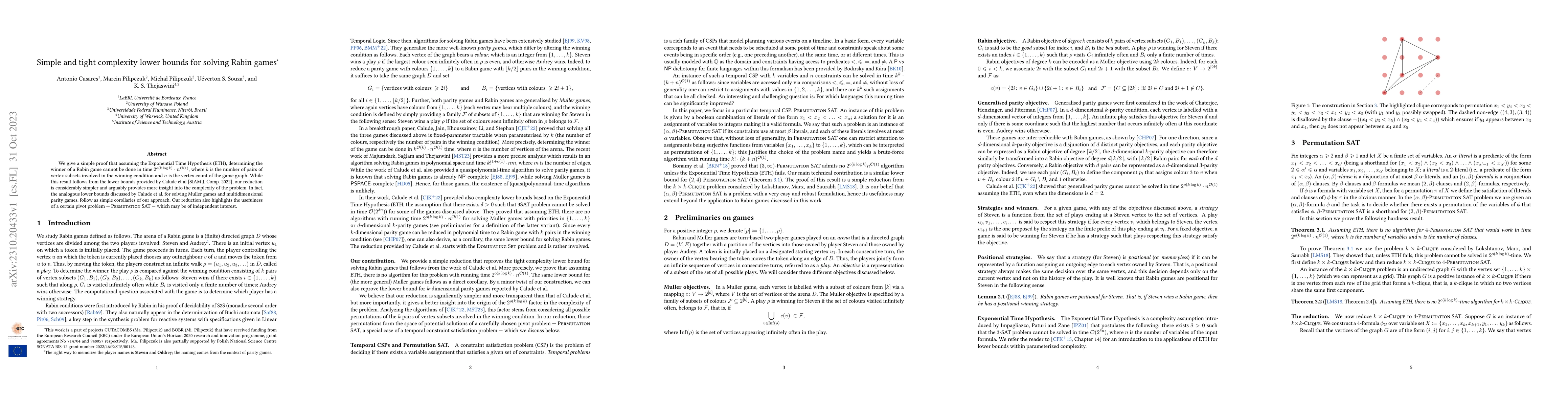 Thumbnail for Simple and tight complexity lower bounds for solving Rabin games
