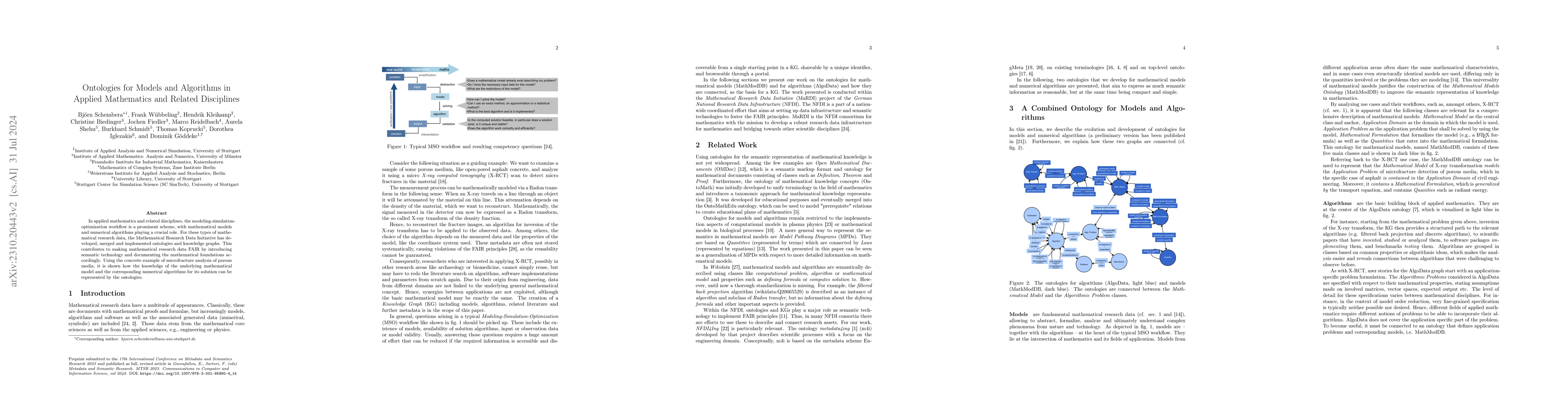 Thumbnail for Ontologies for Models and Algorithms in Applied Mathematics and Related
  Disciplines