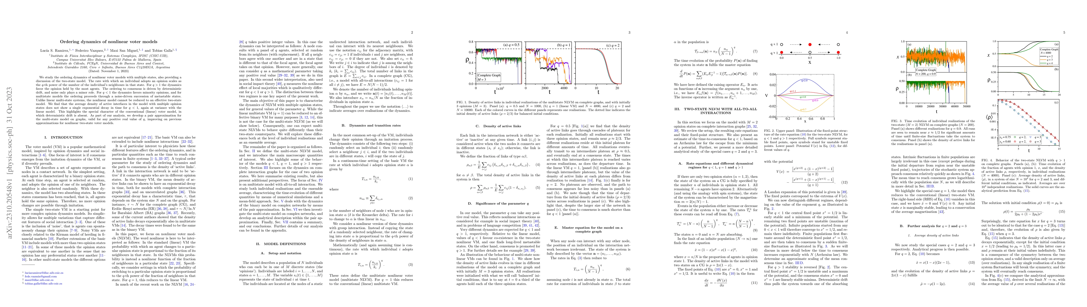 Thumbnail for Ordering dynamics of nonlinear voter models