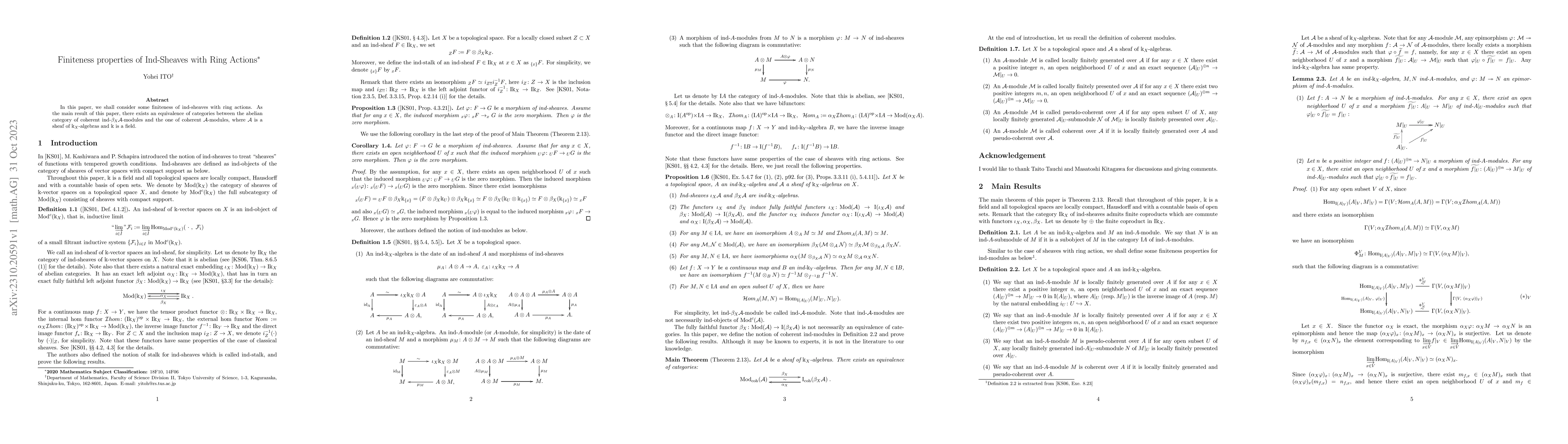Thumbnail for Finiteness properties of Ind-Sheaves with Ring Actions