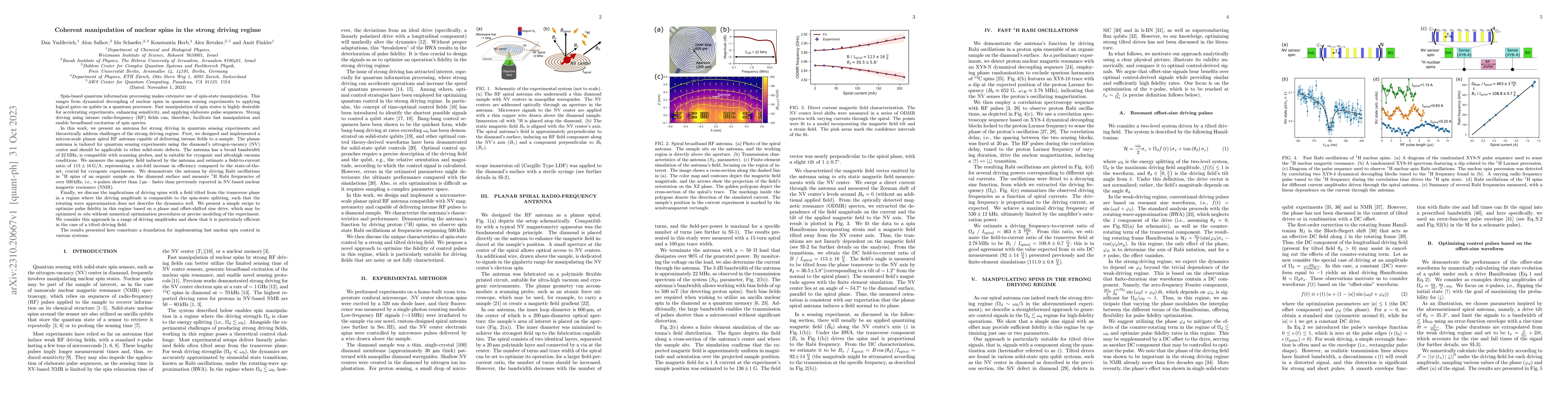 Thumbnail for Coherent manipulation of nuclear spins in the strong driving regime