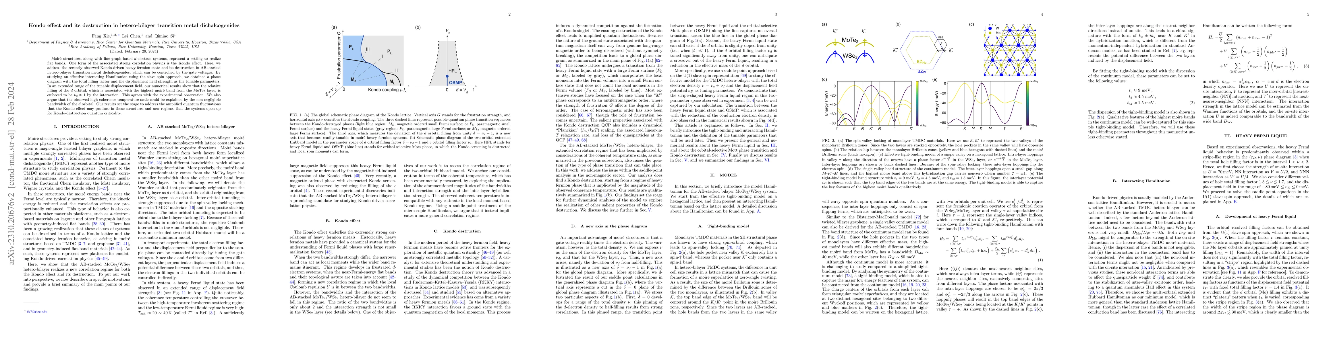 Thumbnail for Kondo effect and its destruction in hetero-bilayer transition metal
  dichalcogenides