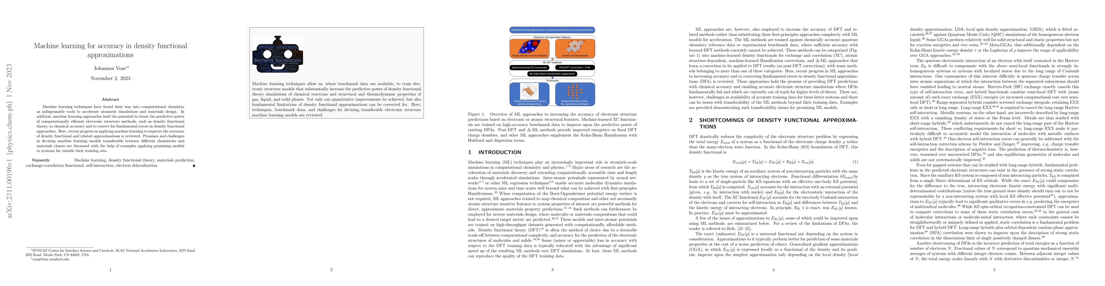 Thumbnail for Machine learning for accuracy in density functional approximations